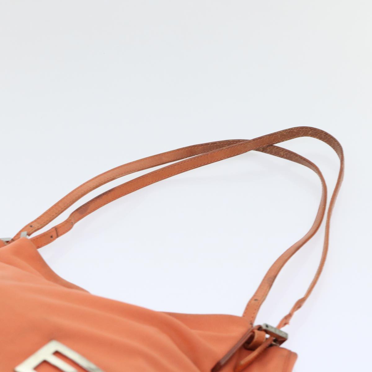FENDI Shoulder Bag Nylon Orange bs8046