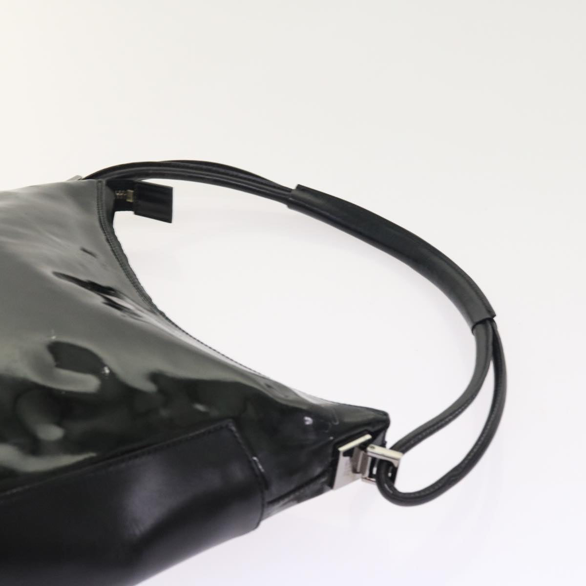 GUCCI Shoulder Bag Leather 2Set Black bs8084