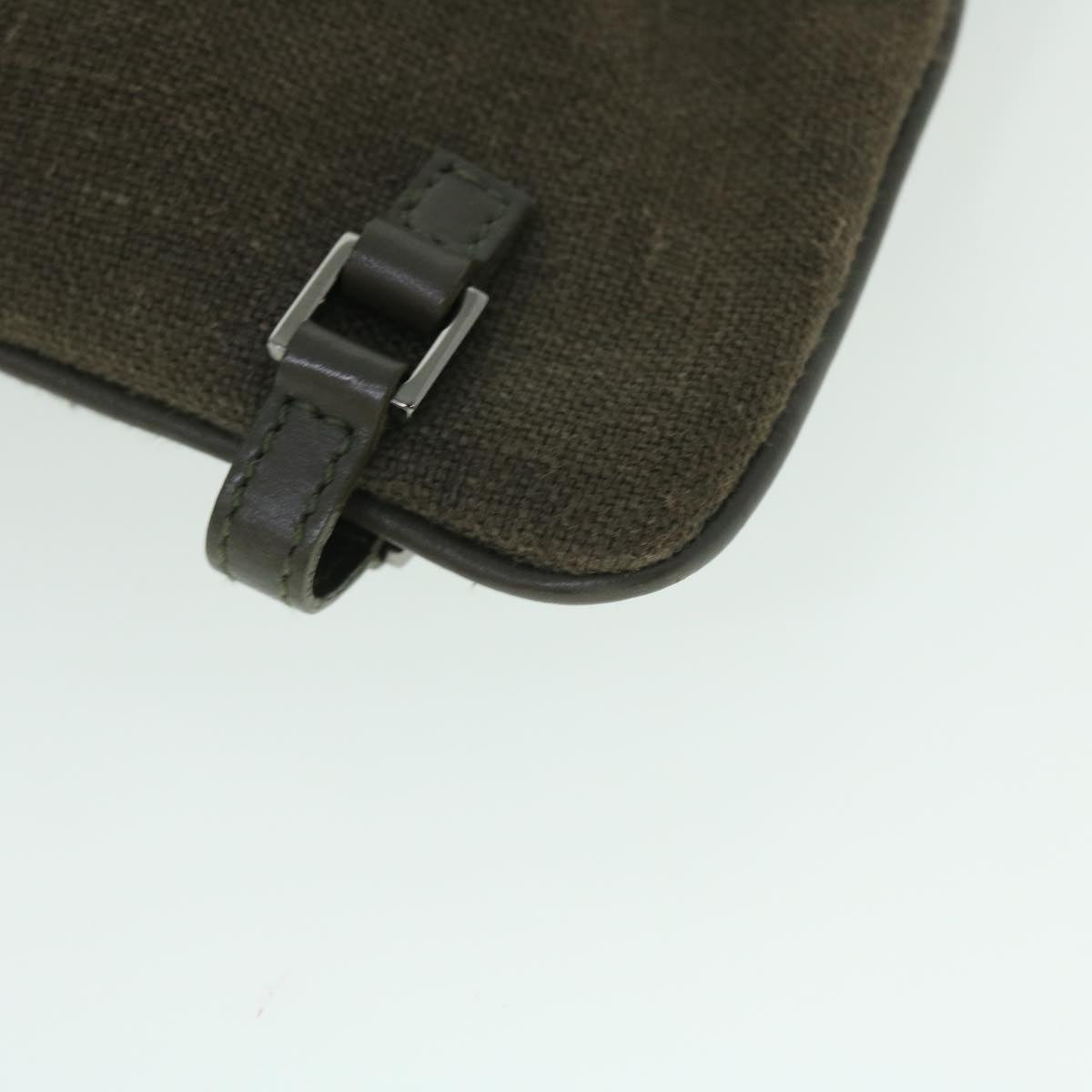 GUCCI Clutch Bag Canvas Gray bs8085