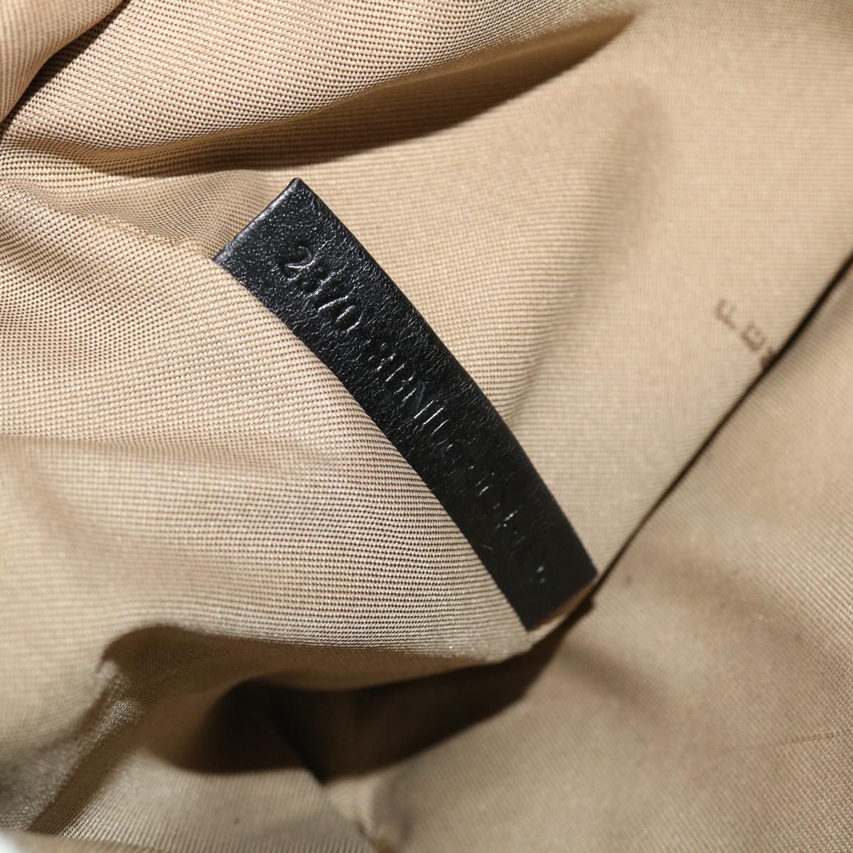 FENDI Zucchino Canvas Hand Bag Beige bs8088