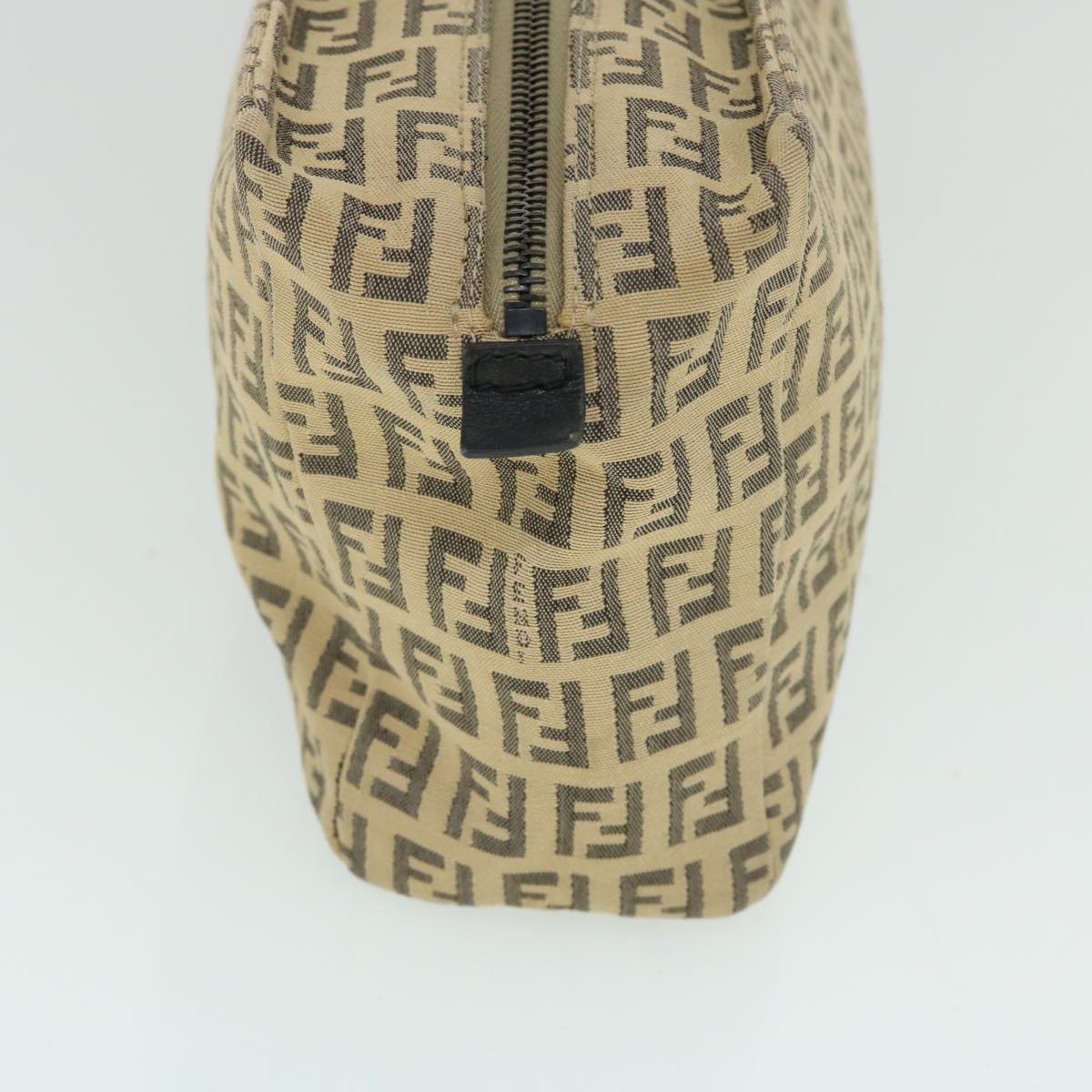 FENDI Zucchino Canvas Hand Bag Beige bs8088