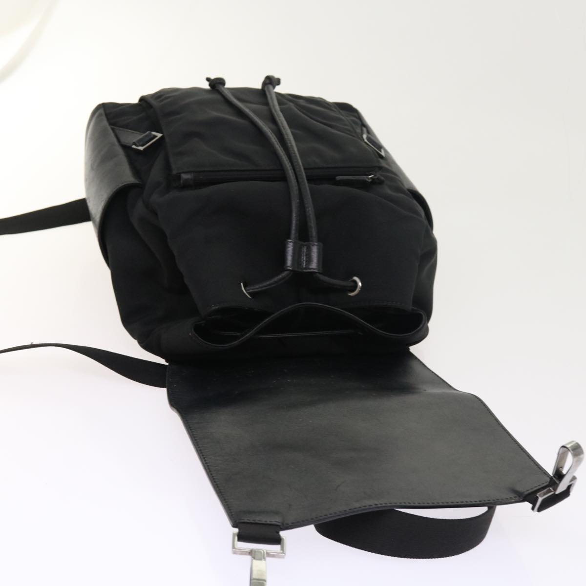 GUCCI Backpack Nylon Canvas Black 003 0233 2123 bs8250