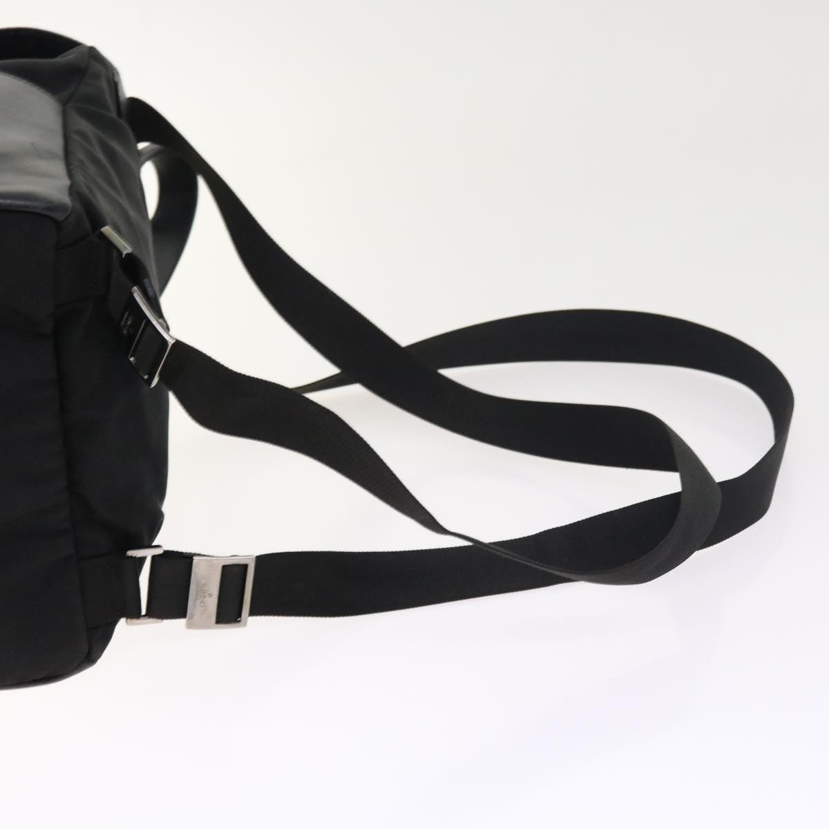 GUCCI Backpack Nylon Canvas Black 003 0233 2123 bs8250