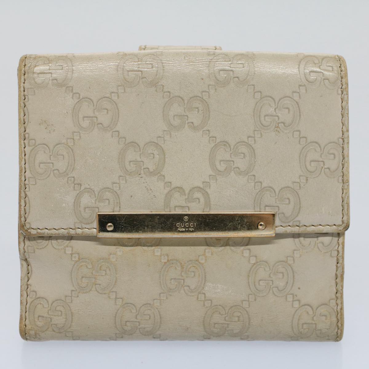 GUCCI GG Canvas Web Sherry Line Wallet Leather 5Set Beige Red black bs8401