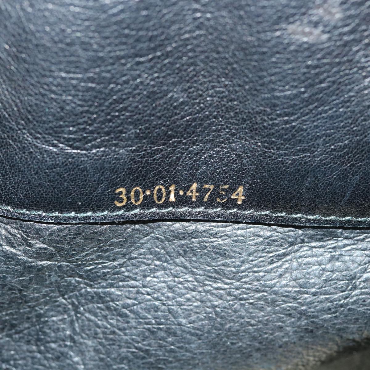GUCCI Shoulder Bag Leather Black bs8418