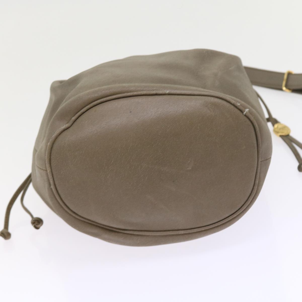 GUCCI Shoulder Bag Leather Gray bs8485