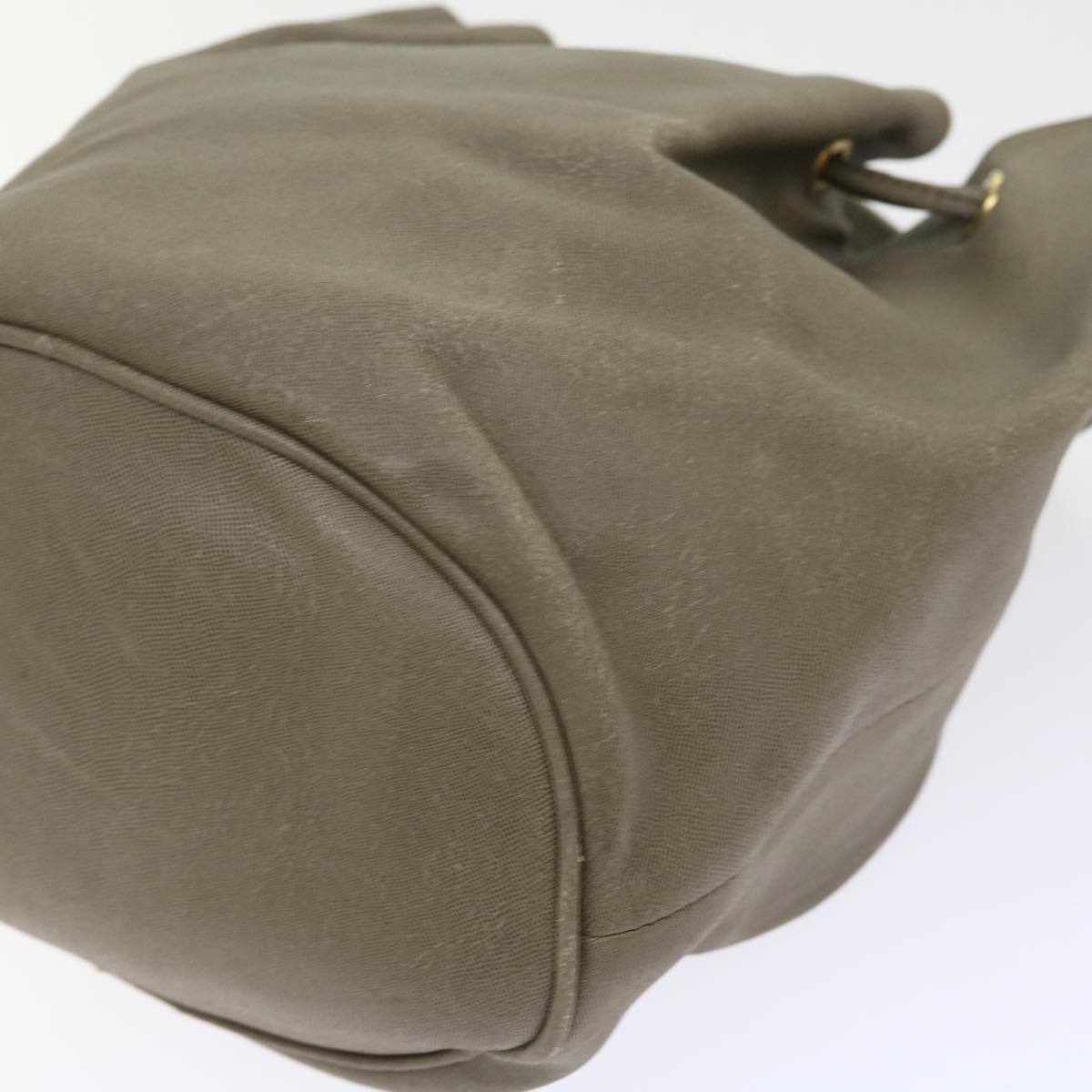 GUCCI Shoulder Bag Leather Gray bs8485