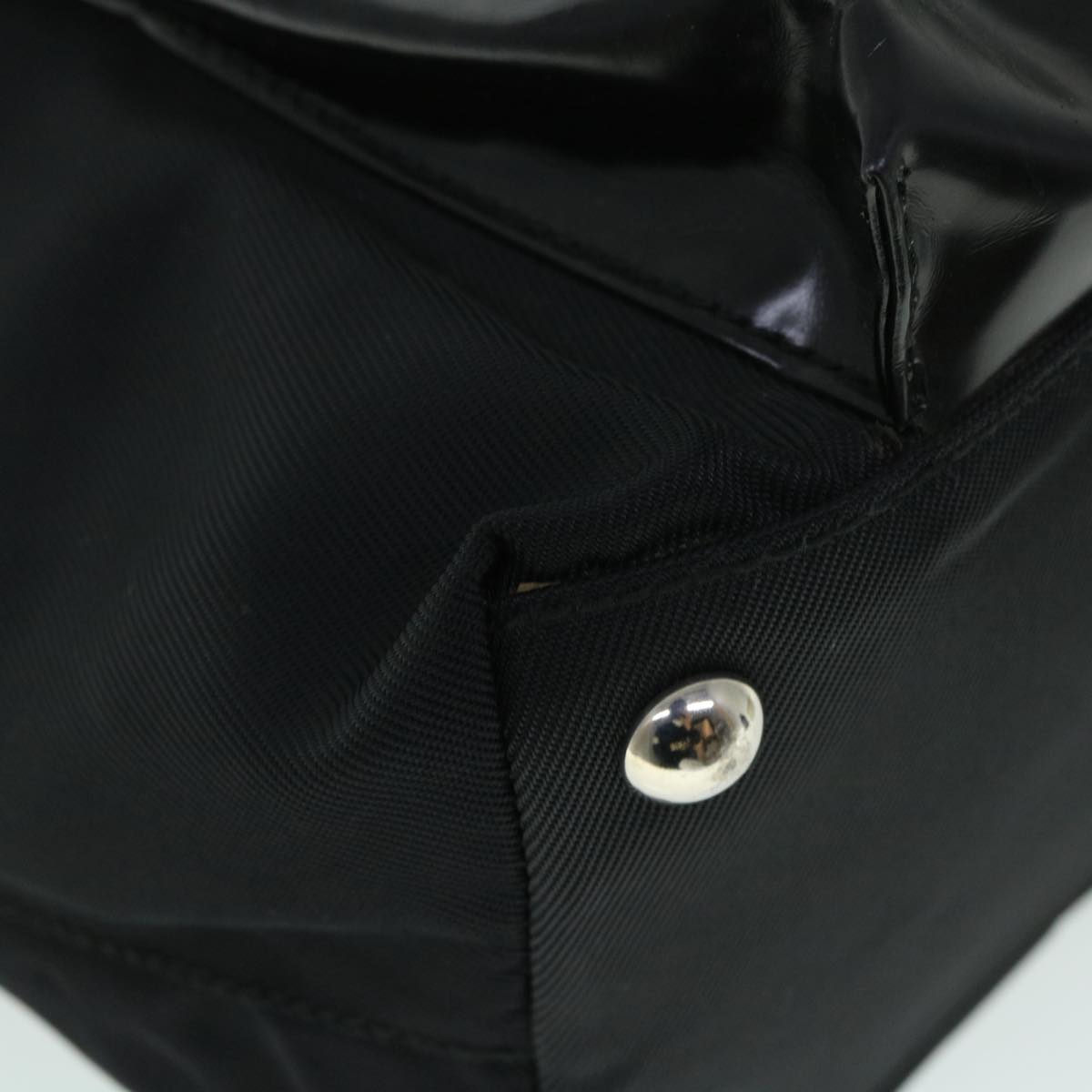 GUCCI Hand Bag Nylon Leather Black 010 2020 0528 06 bs8488