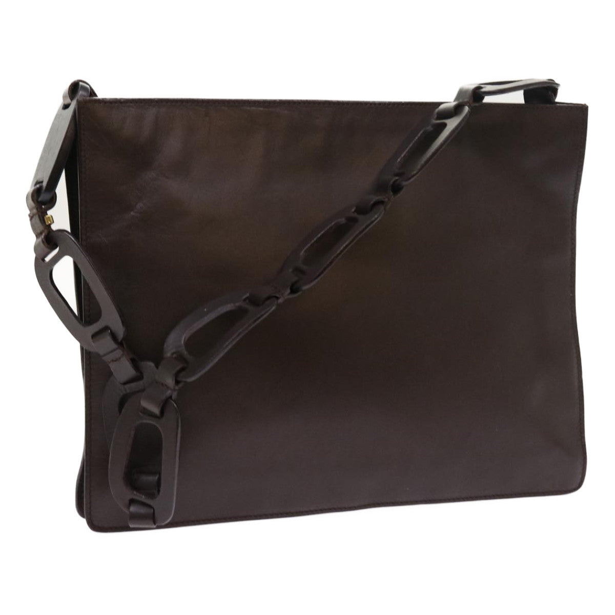 GUCCI Shoulder Bag Leather Brown 001 1119 1822 bs8492