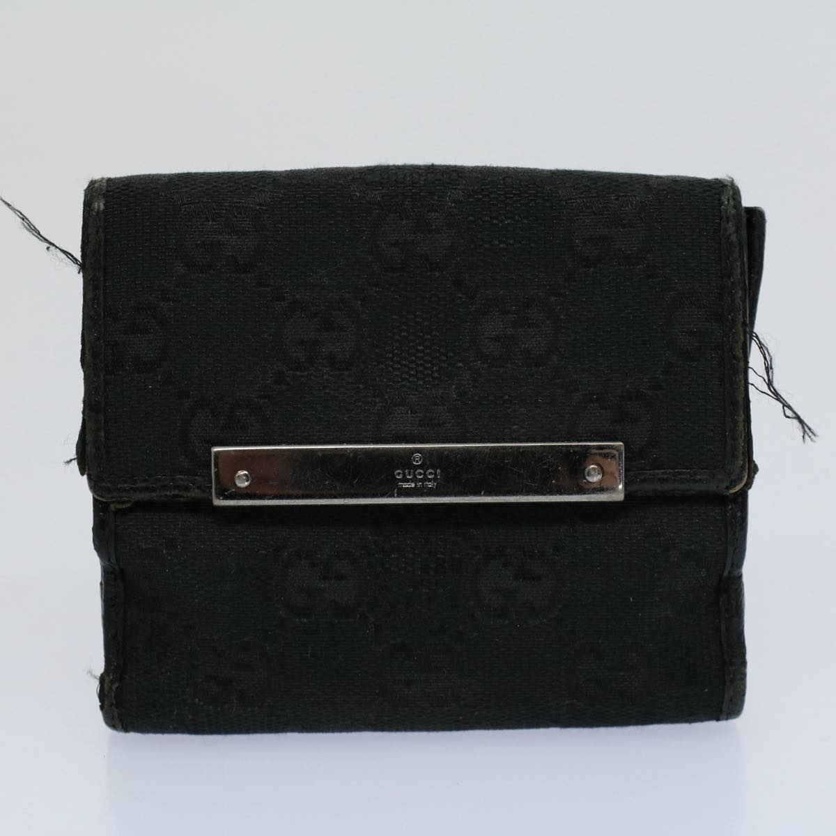 GUCCI GG Canvas Wallet Leather Canvas 6Set Beige Black Red bs8514
