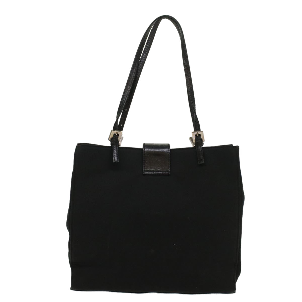 FENDI Tote Bag Nylon Black 0915808 bs8596