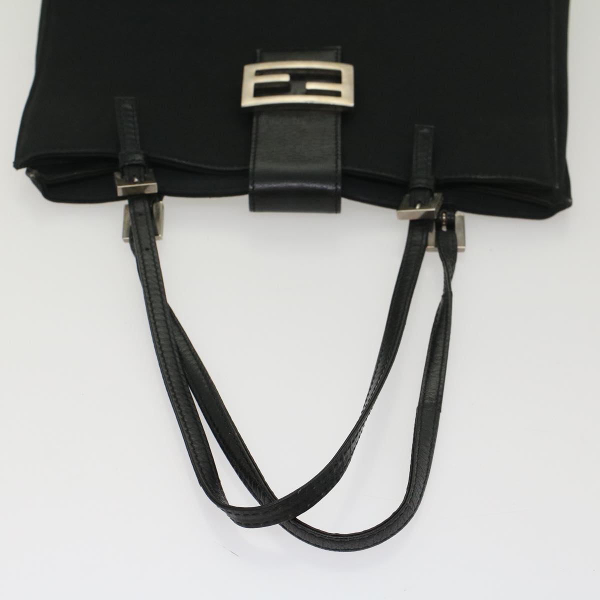 FENDI Tote Bag Nylon Black 0915808 bs8596