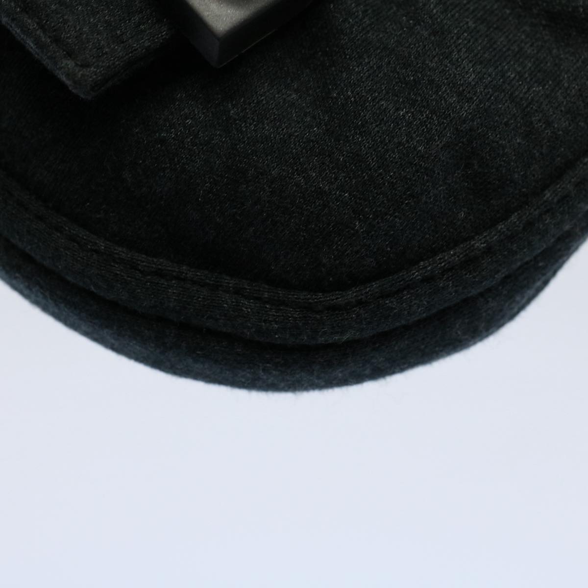 FENDI Mini Mamma Baguette Pouch Cotton Gray bs8606
