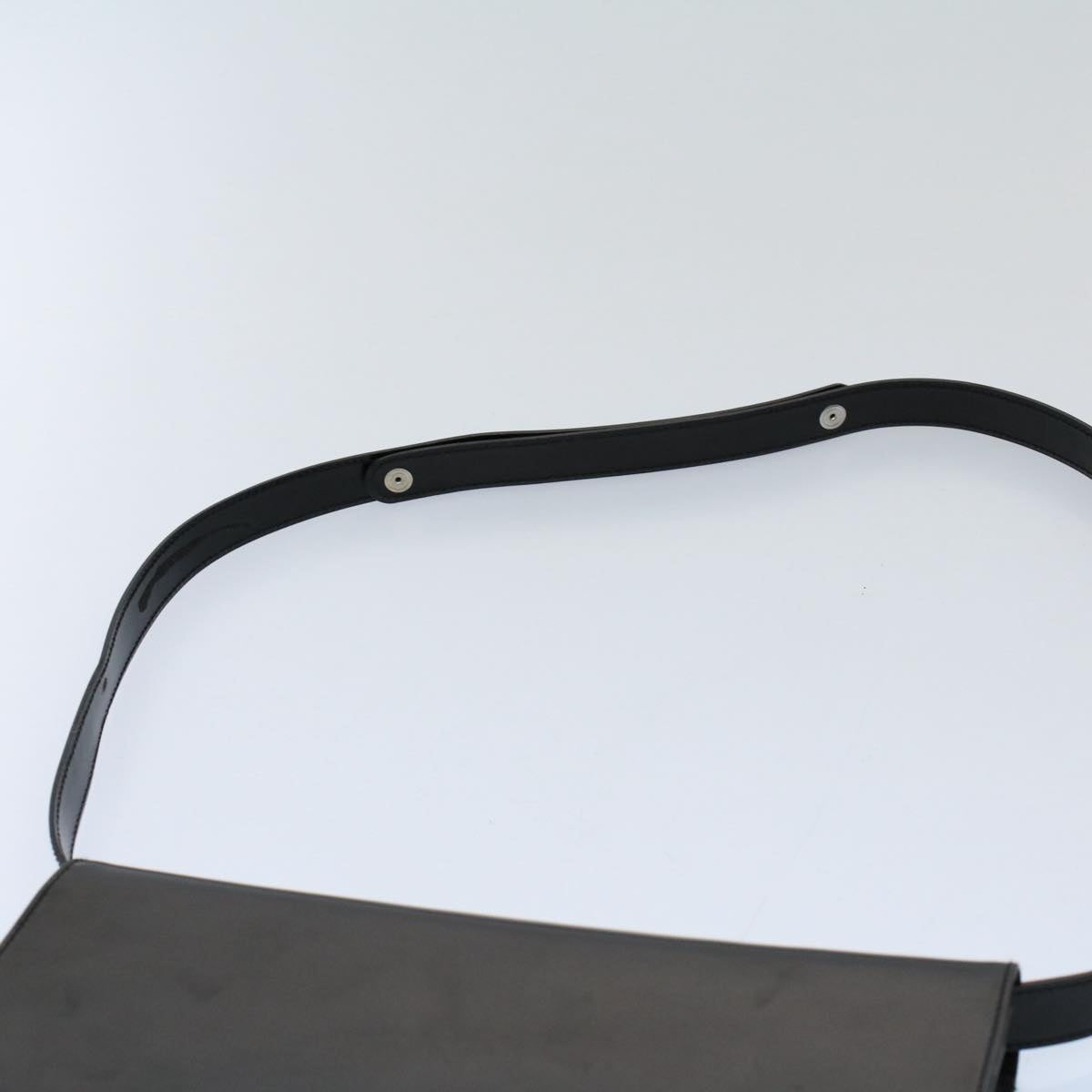 GUCCI Shoulder Bag Leather Black 007 1013 0272 bs8632