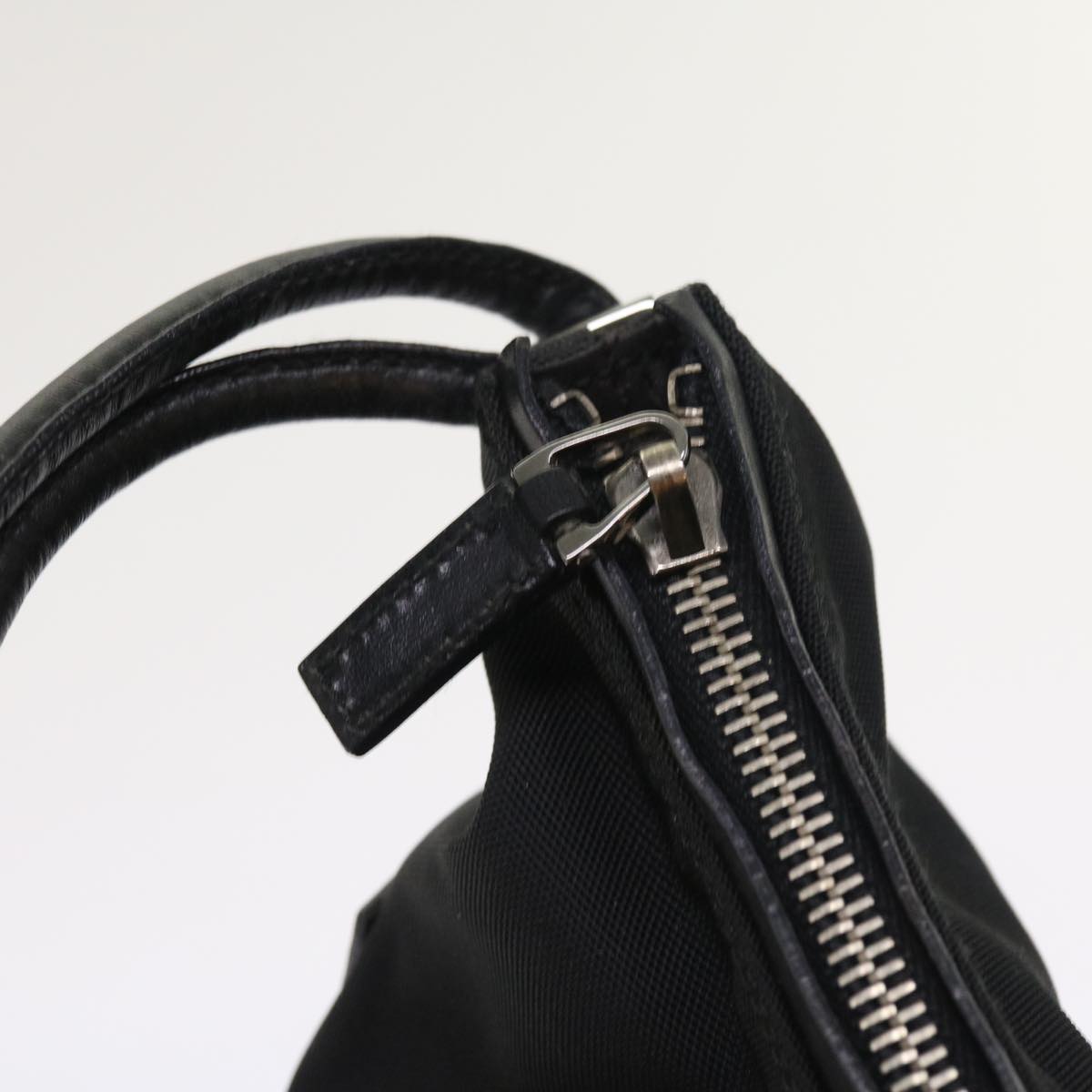 GUCCI Shoulder Bag Canvas Black bs8637