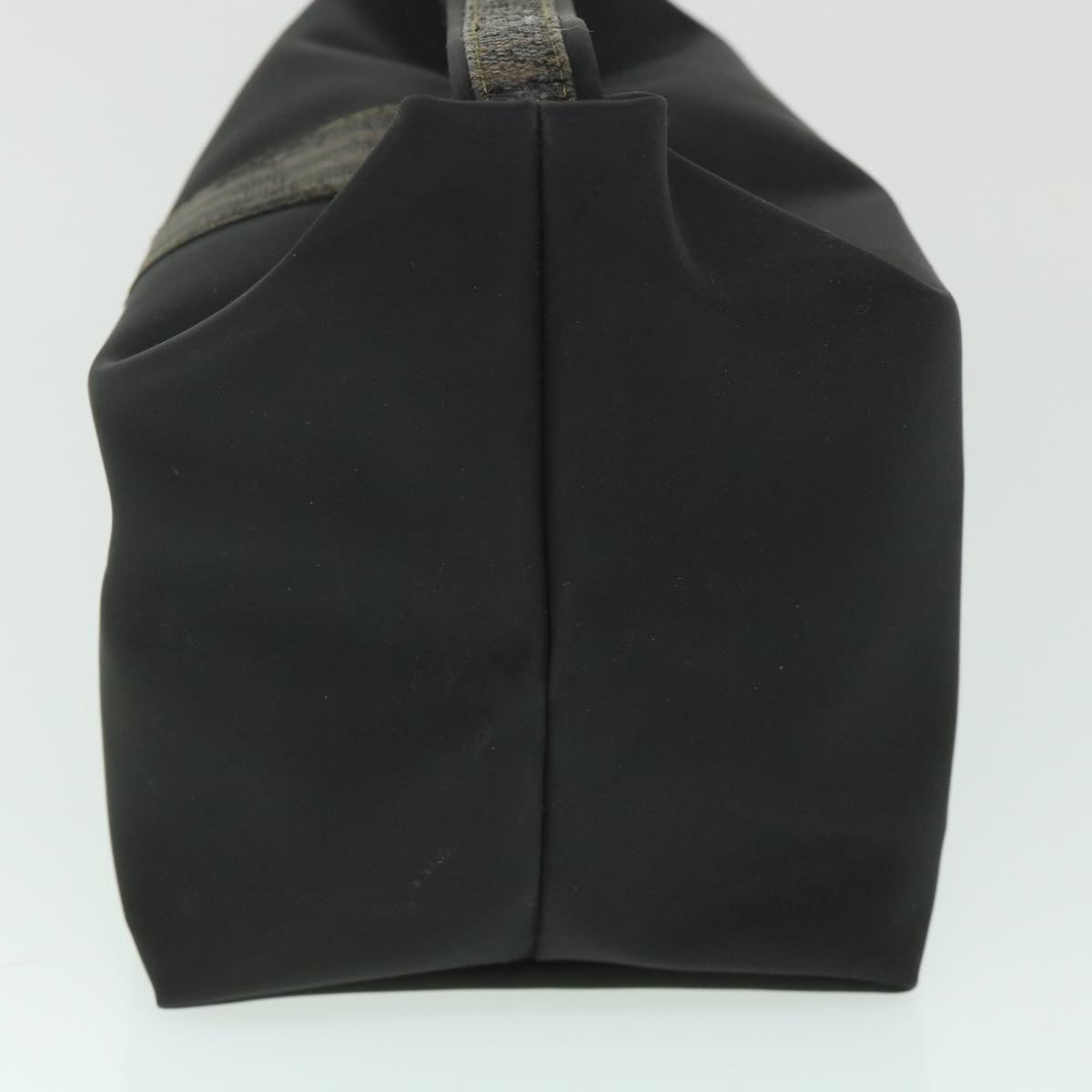 FENDI Pecan Canvas Hand Bag Black bs8734