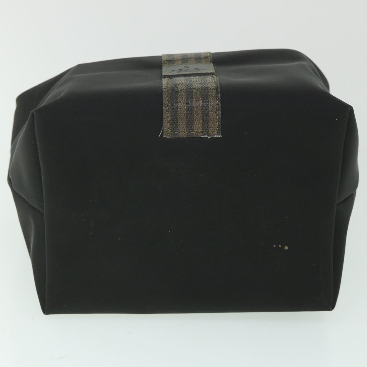 FENDI Pecan Canvas Hand Bag Black bs8734