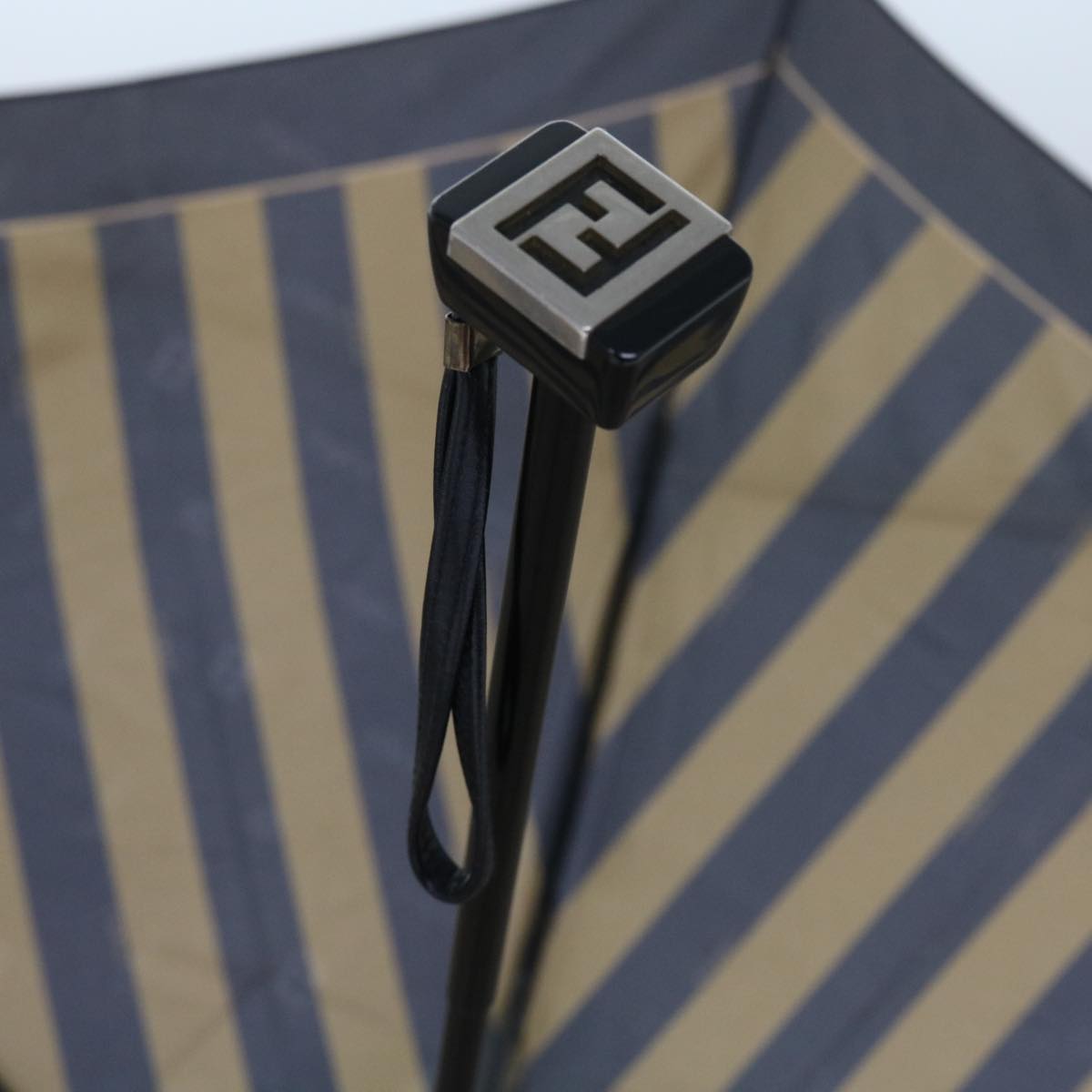 FENDI Zucchino Canvas Folding Umbrella Nylon 3Set Brown Beige bs8876