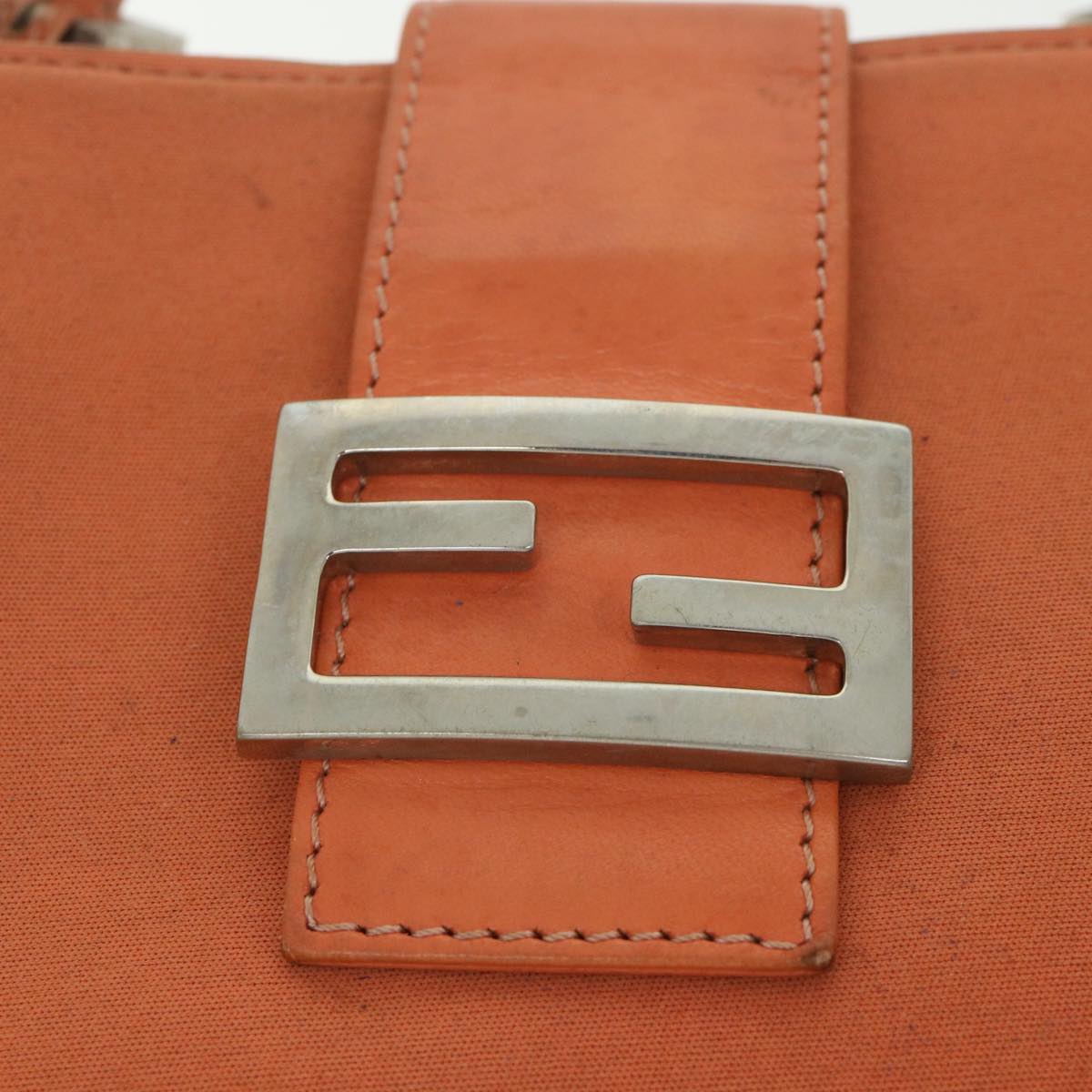 FENDI Shoulder Bag Nylon Orange bs8893