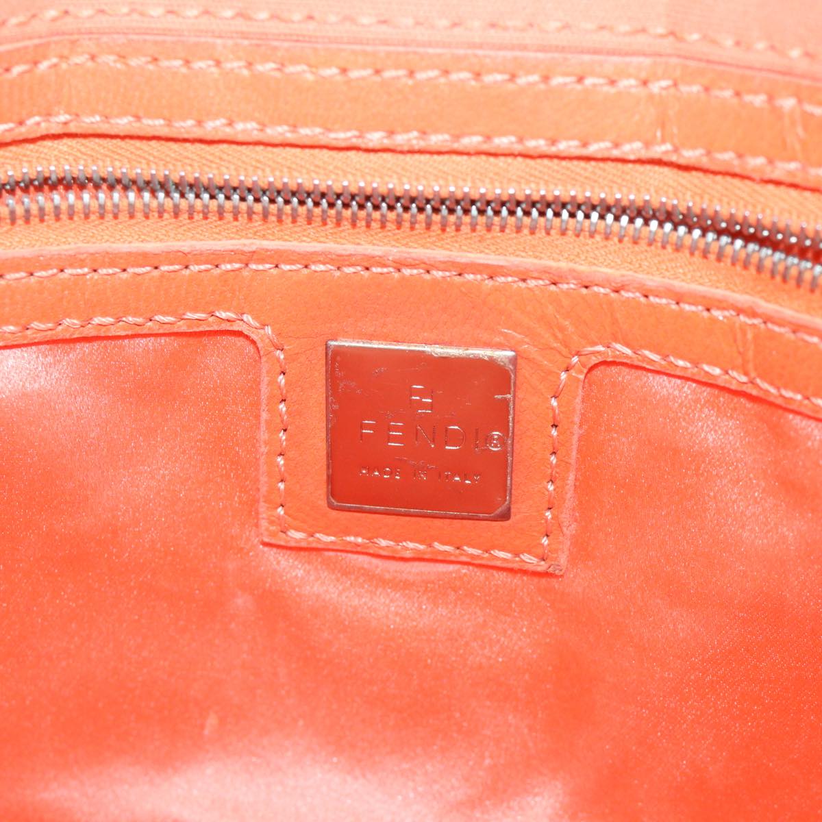 FENDI Shoulder Bag Nylon Orange bs8893