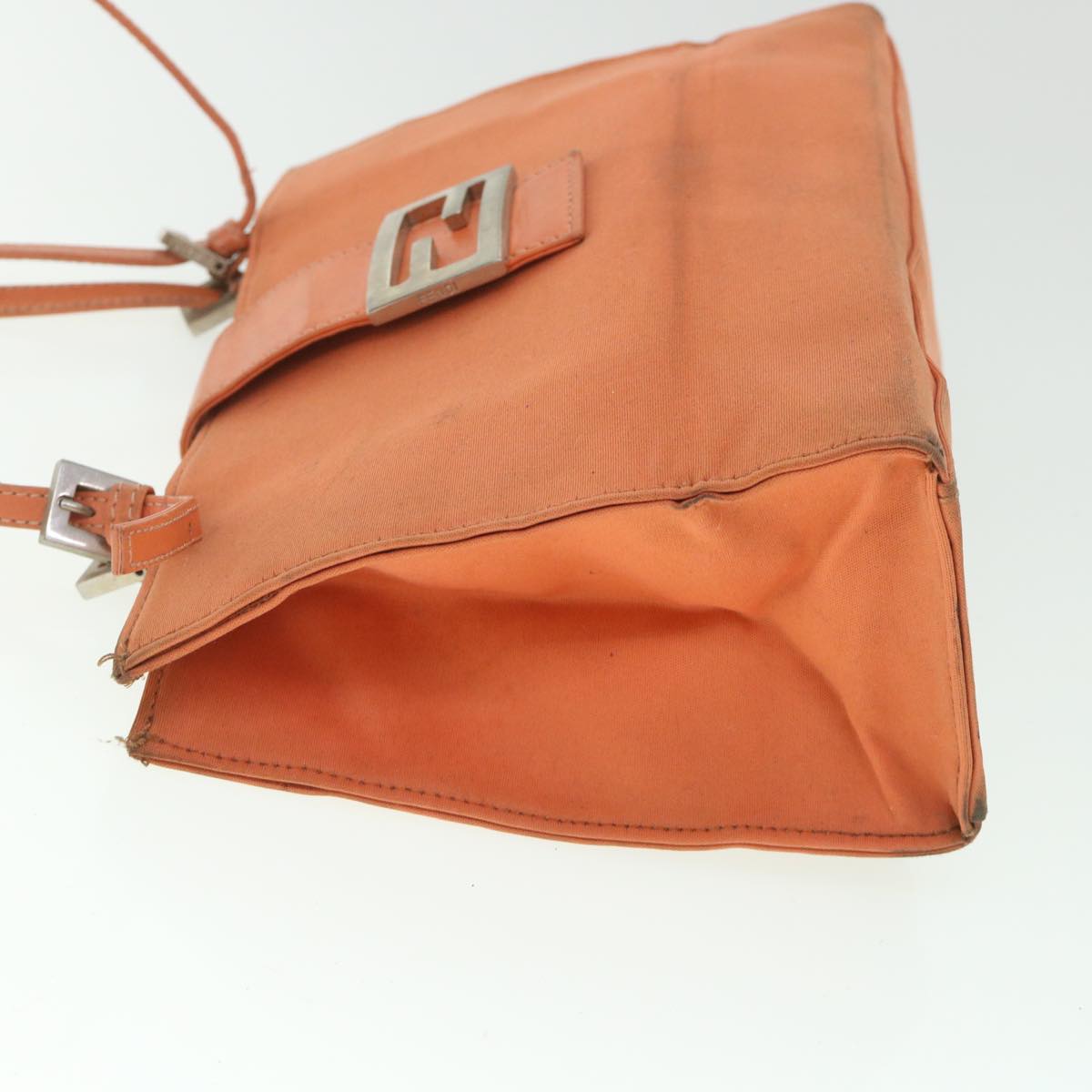 FENDI Shoulder Bag Nylon Orange bs8893