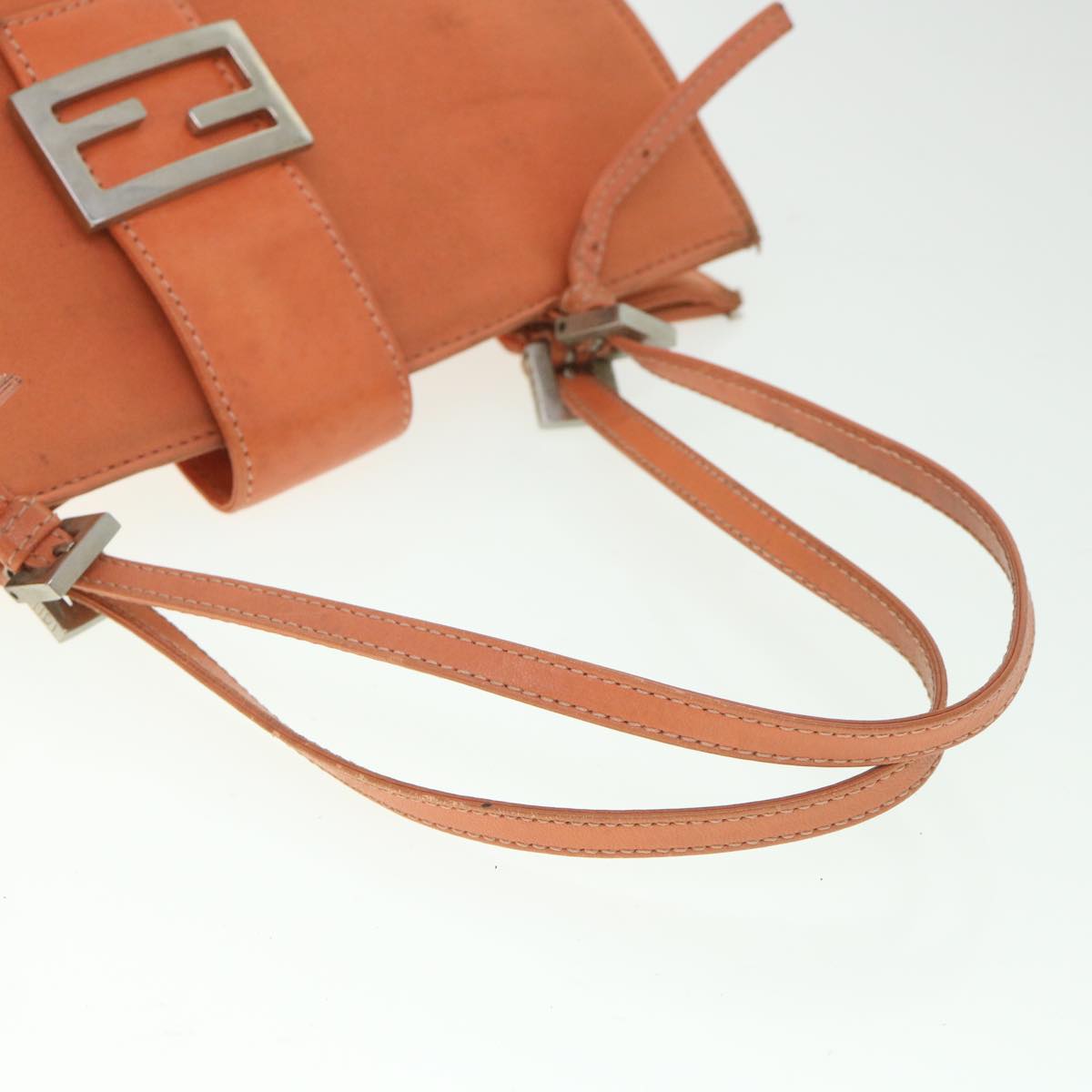 FENDI Shoulder Bag Nylon Orange bs8893
