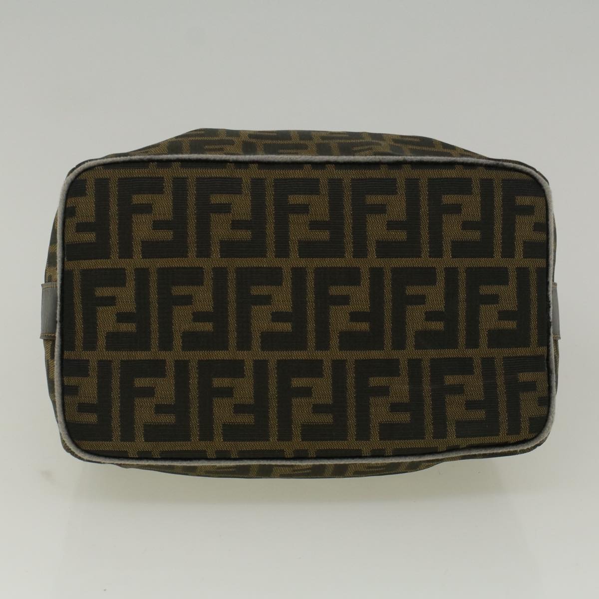 FENDI Zucca Canvas Hand Bag Brown bs9074