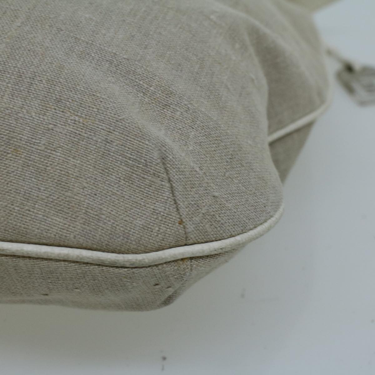 FENDI Shoulder Bag Canvas Beige bs9075