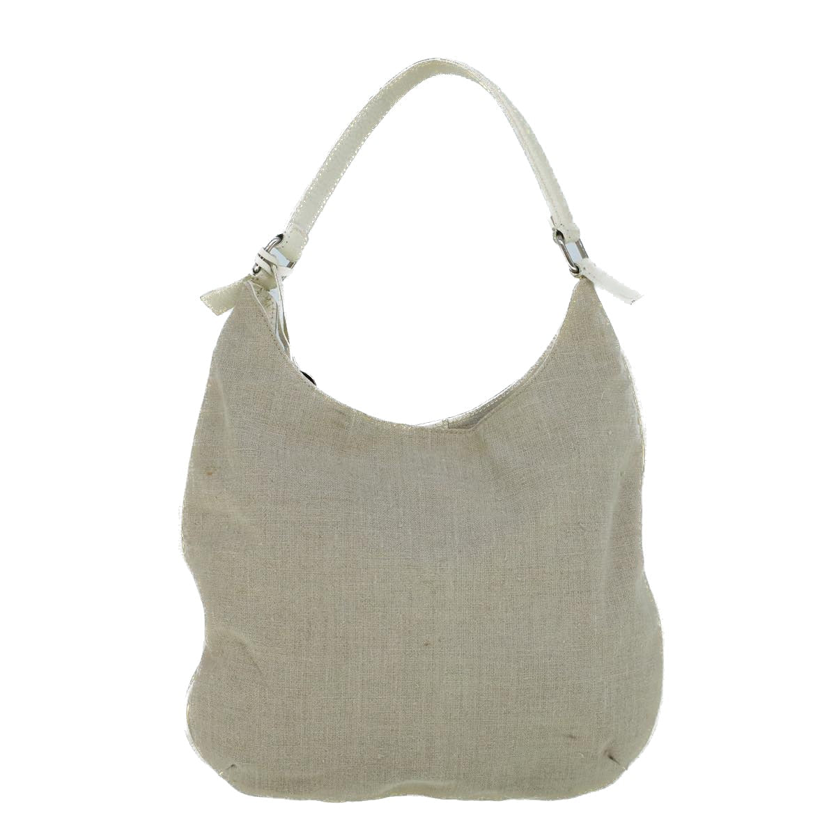 FENDI Shoulder Bag Canvas Beige bs9075