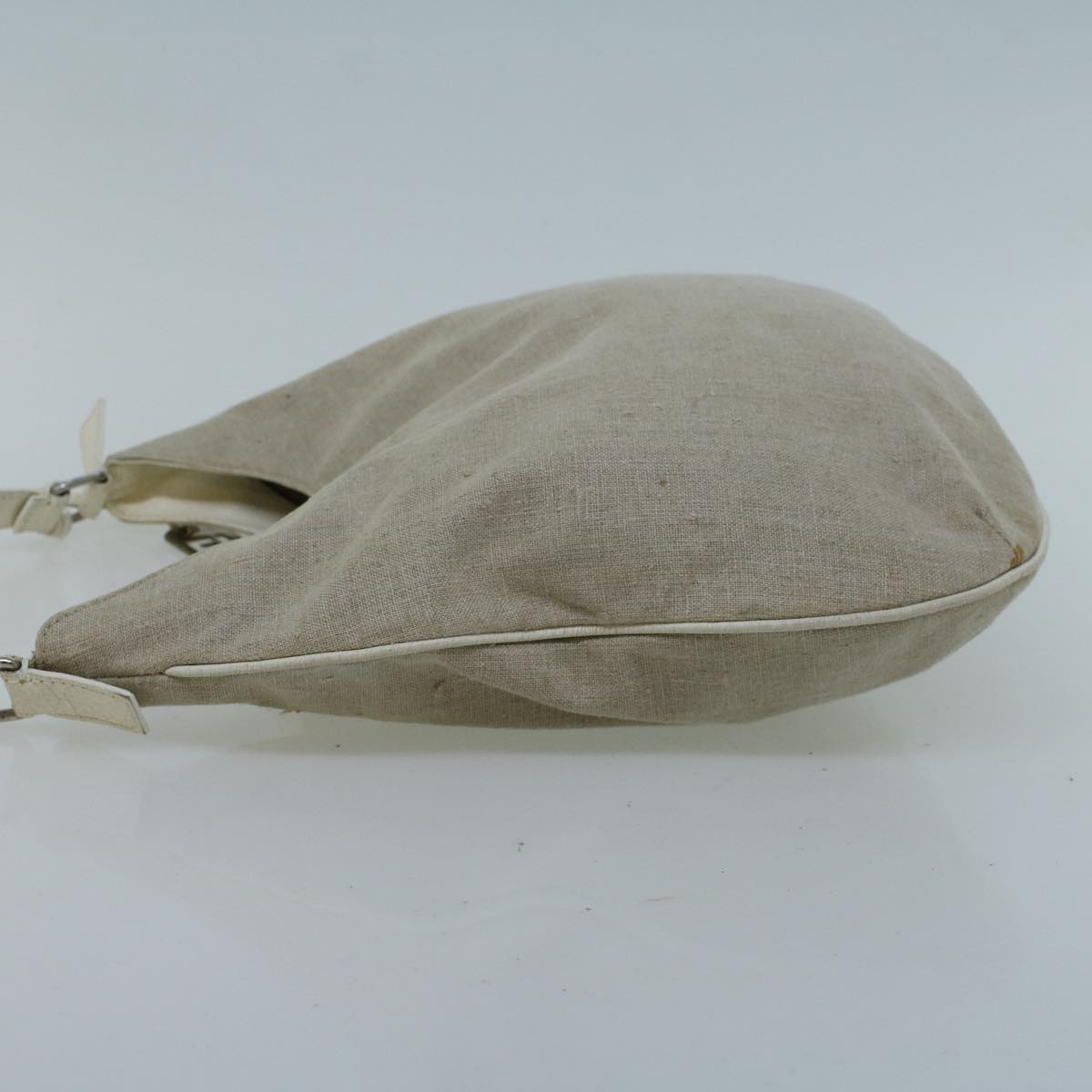FENDI Shoulder Bag Canvas Beige bs9075