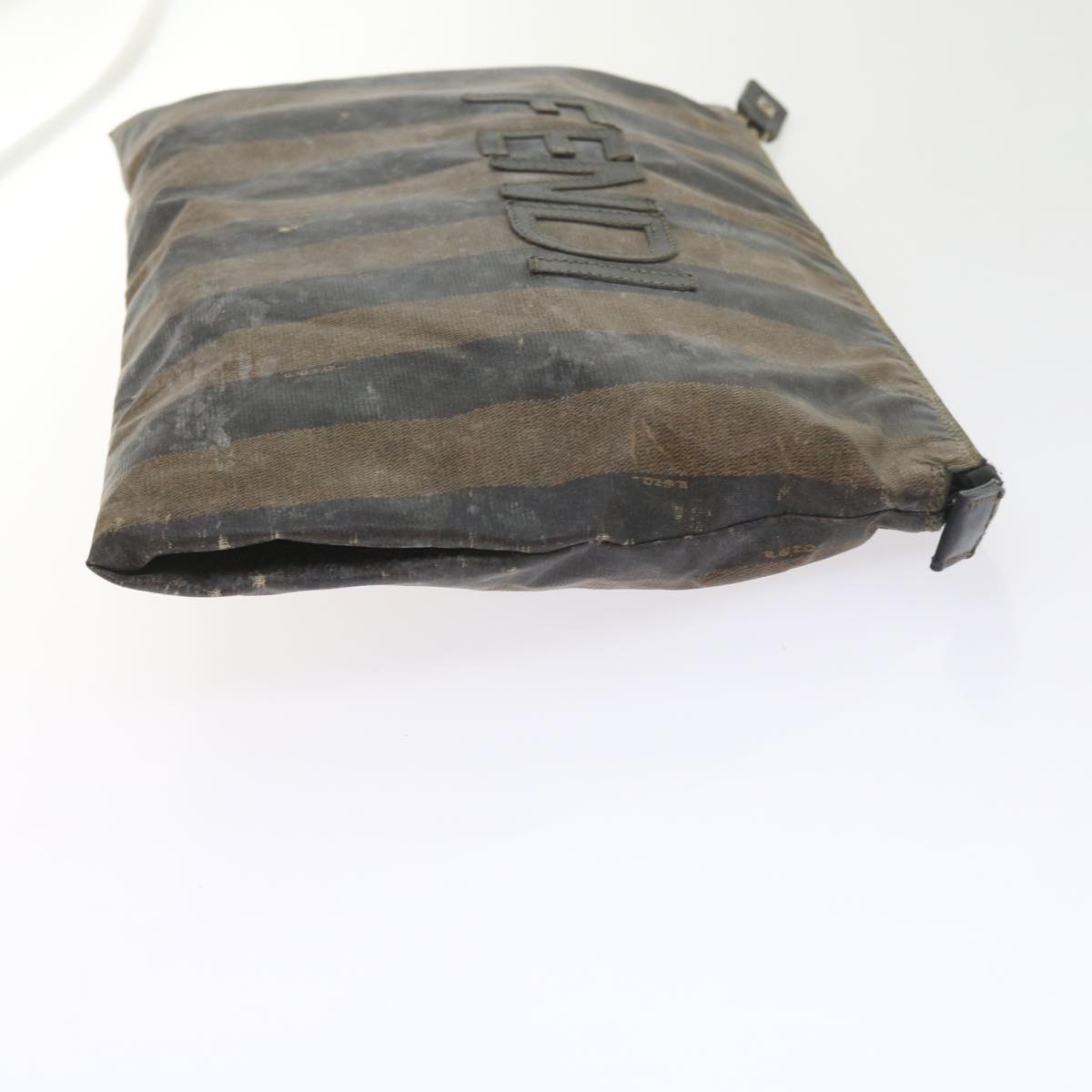 FENDI Pecan Canvas Hand Bag Coated Canvas 3Set Brown Black bs9108