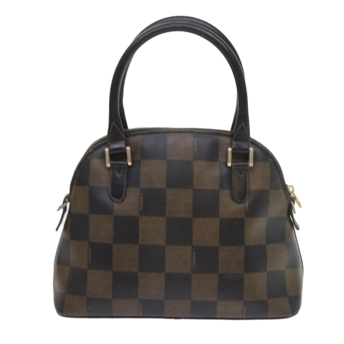 FENDI Pecan Canvas Hand Bag Coated Canvas 3Set Brown Black bs9108