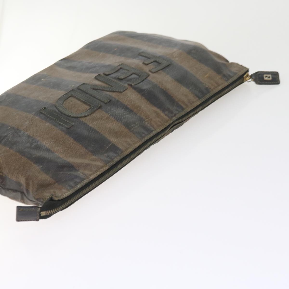 FENDI Pecan Canvas Hand Bag Coated Canvas 3Set Brown Black bs9108