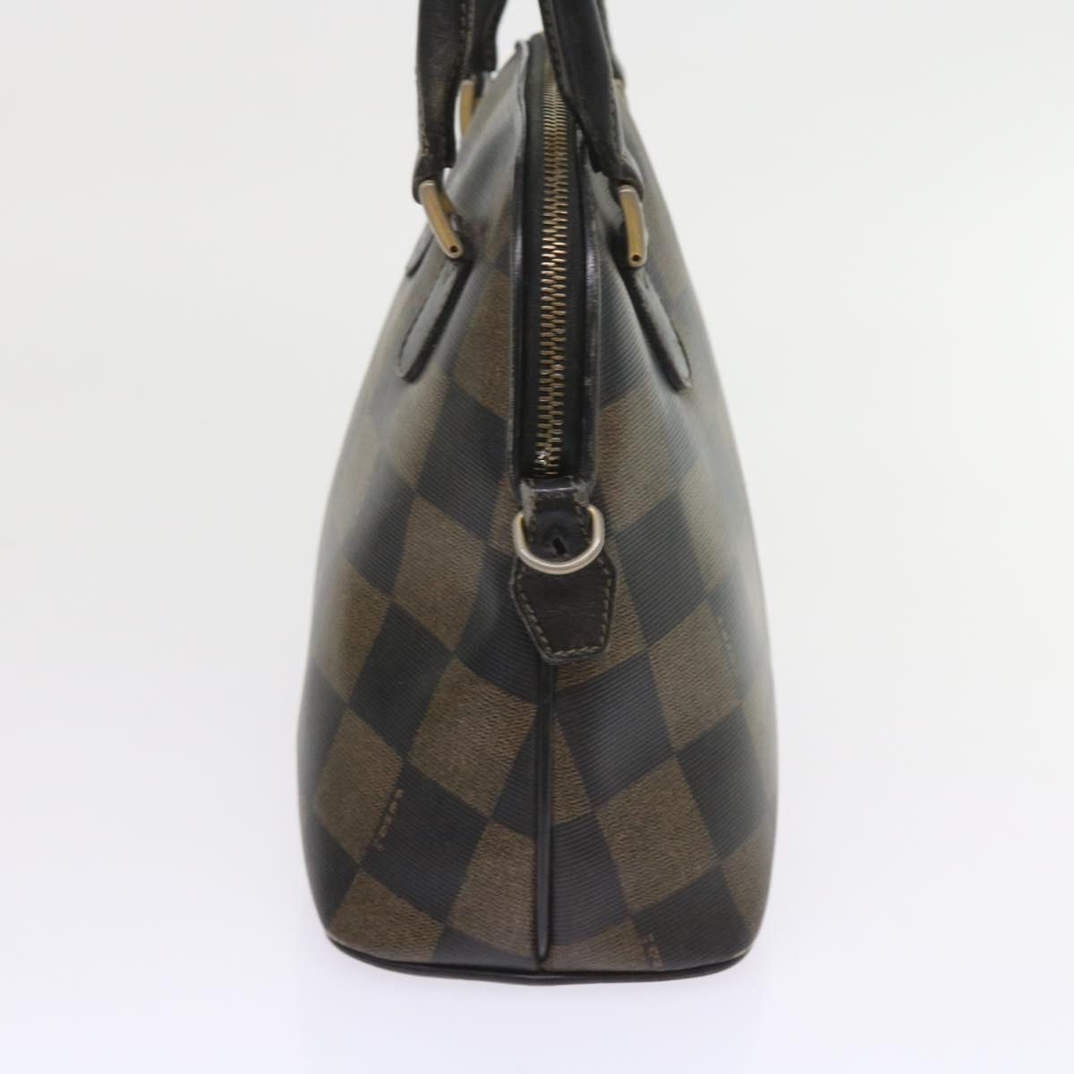 FENDI Pecan Canvas Hand Bag Coated Canvas 3Set Brown Black bs9108