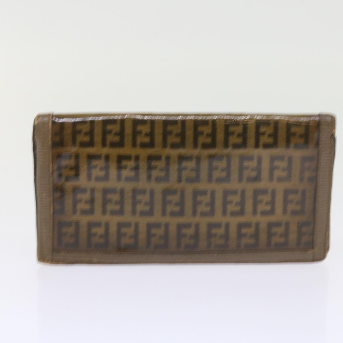 FENDI Pecan Canvas Wallet Shoulder Bag Coated Canvas 6Set Brown bs9110