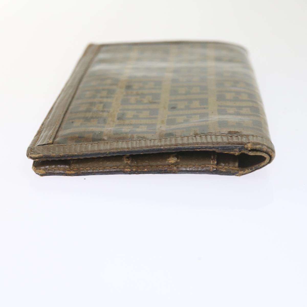 FENDI Pecan Canvas Wallet Shoulder Bag Coated Canvas 6Set Brown bs9110