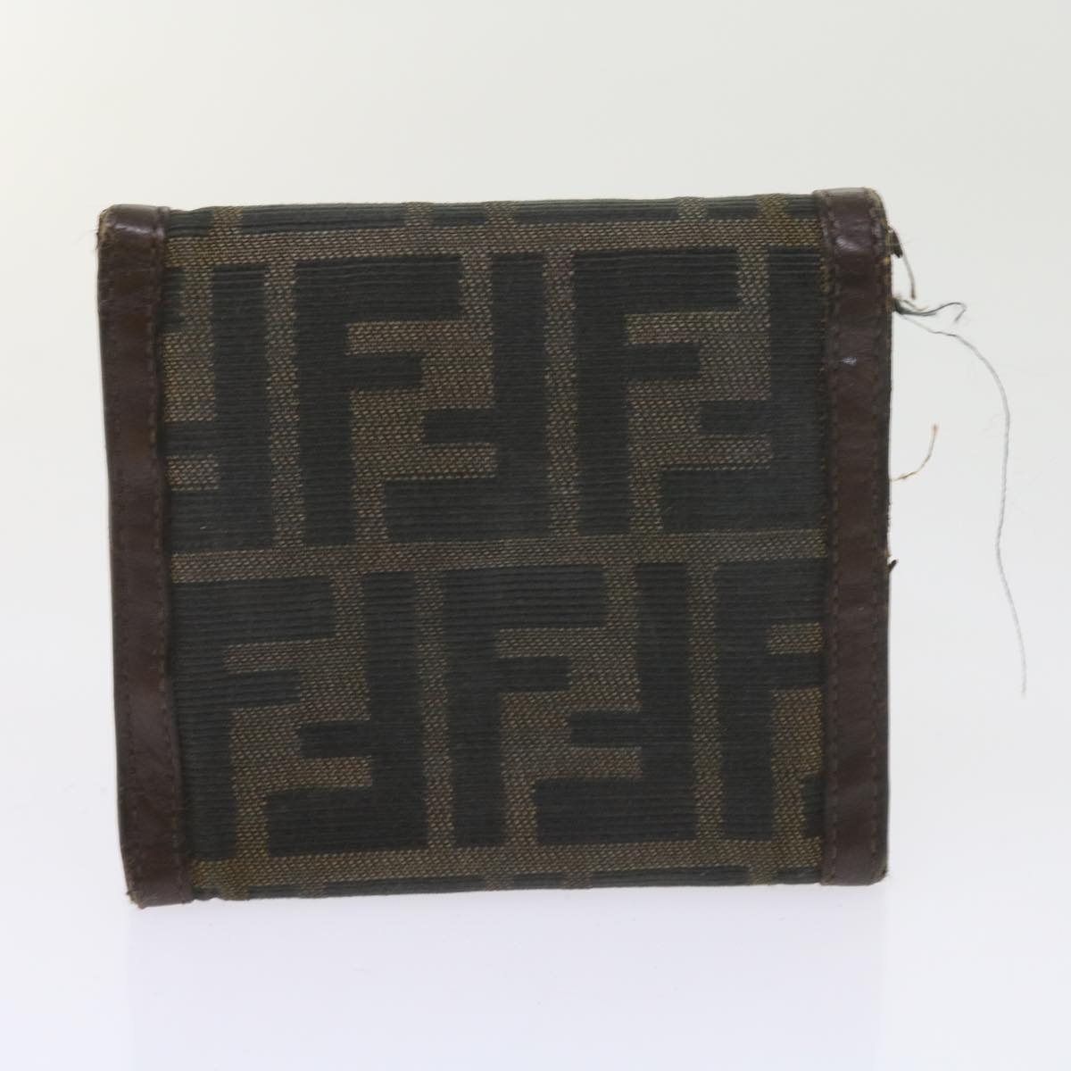 FENDI Pecan Canvas Wallet Shoulder Bag Coated Canvas 6Set Brown bs9110