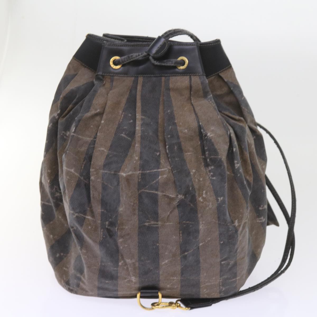 FENDI Pecan Canvas Wallet Shoulder Bag Coated Canvas 6Set Brown bs9110