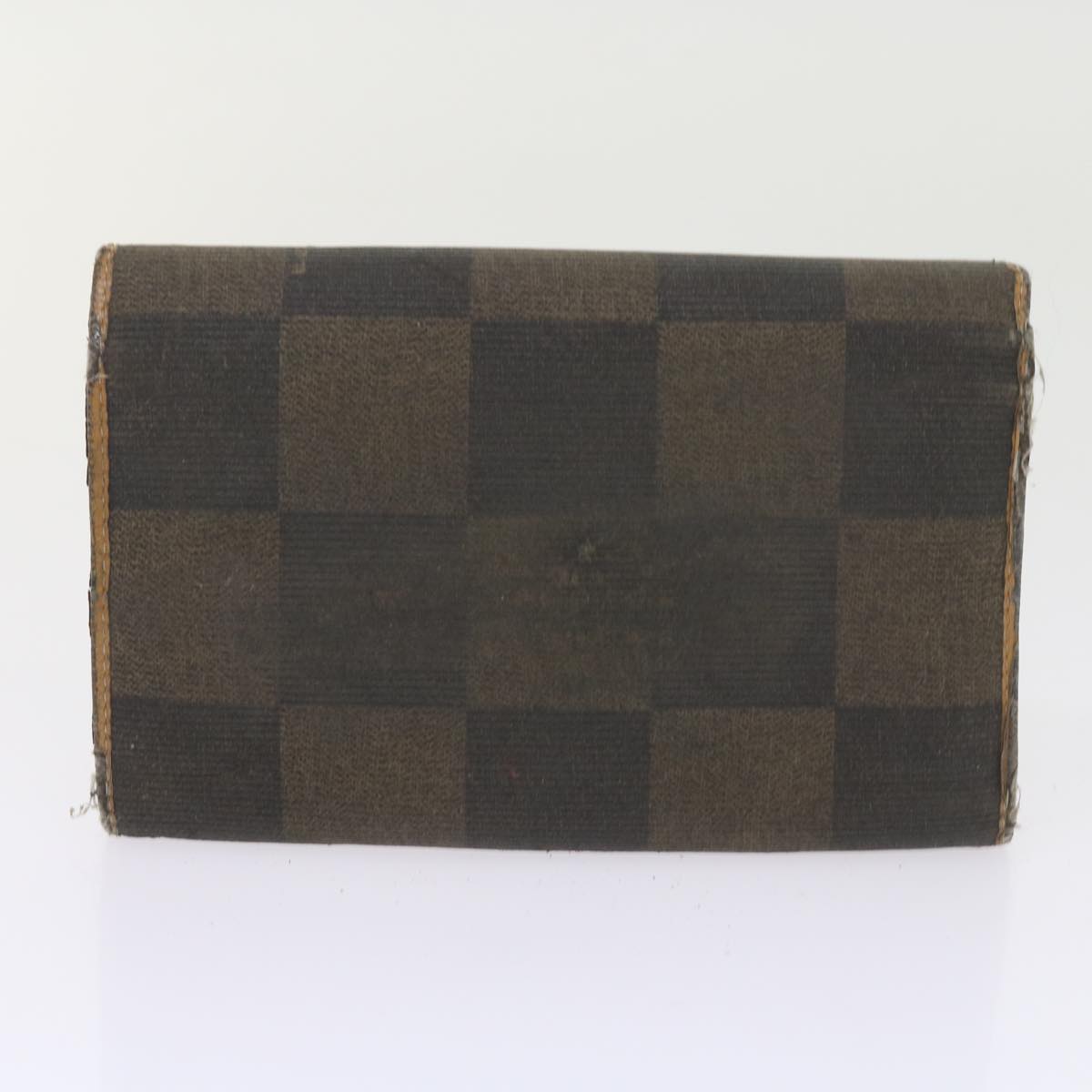 FENDI Pecan Canvas Wallet Shoulder Bag Coated Canvas 6Set Brown bs9110