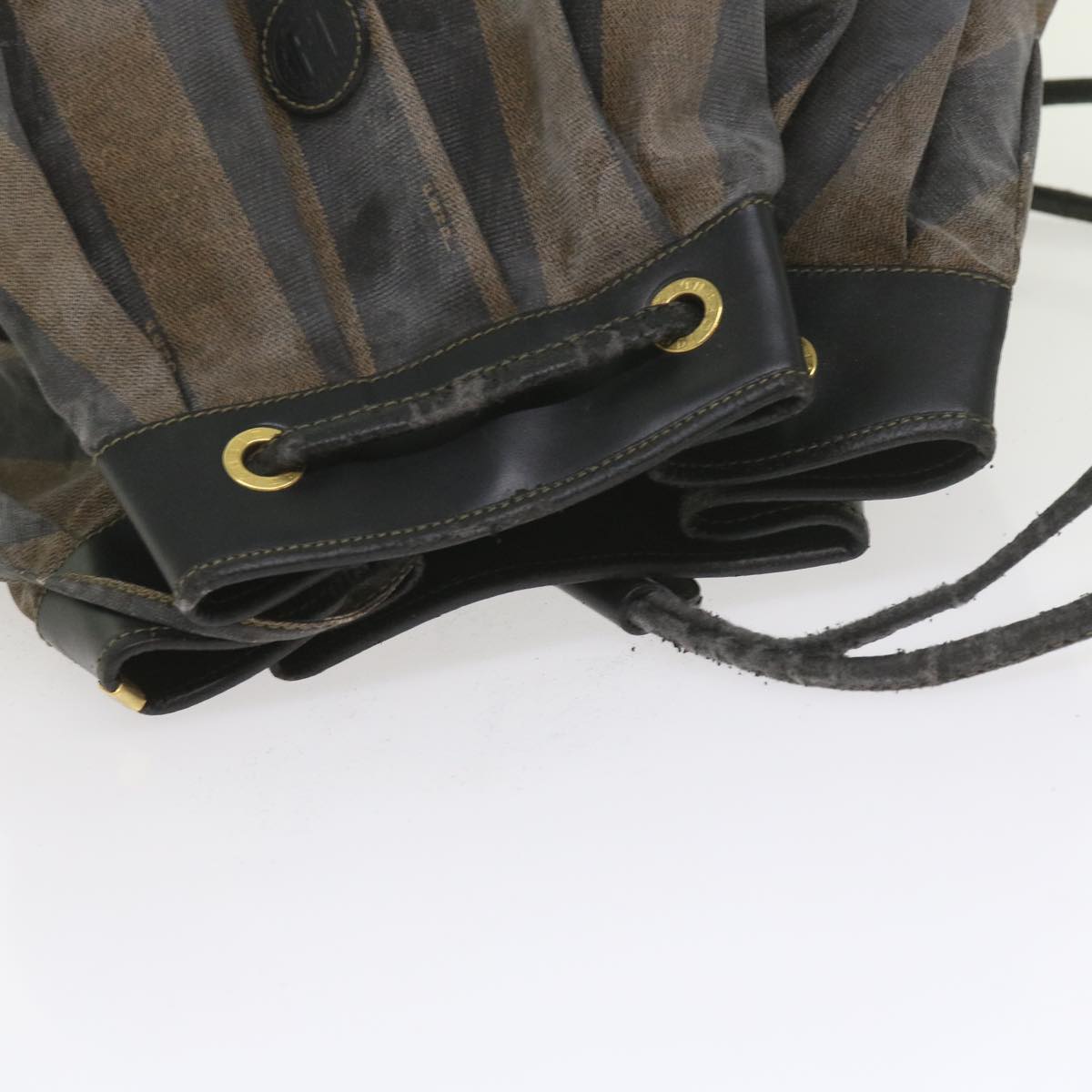 FENDI Pecan Canvas Wallet Shoulder Bag Coated Canvas 6Set Brown bs9110