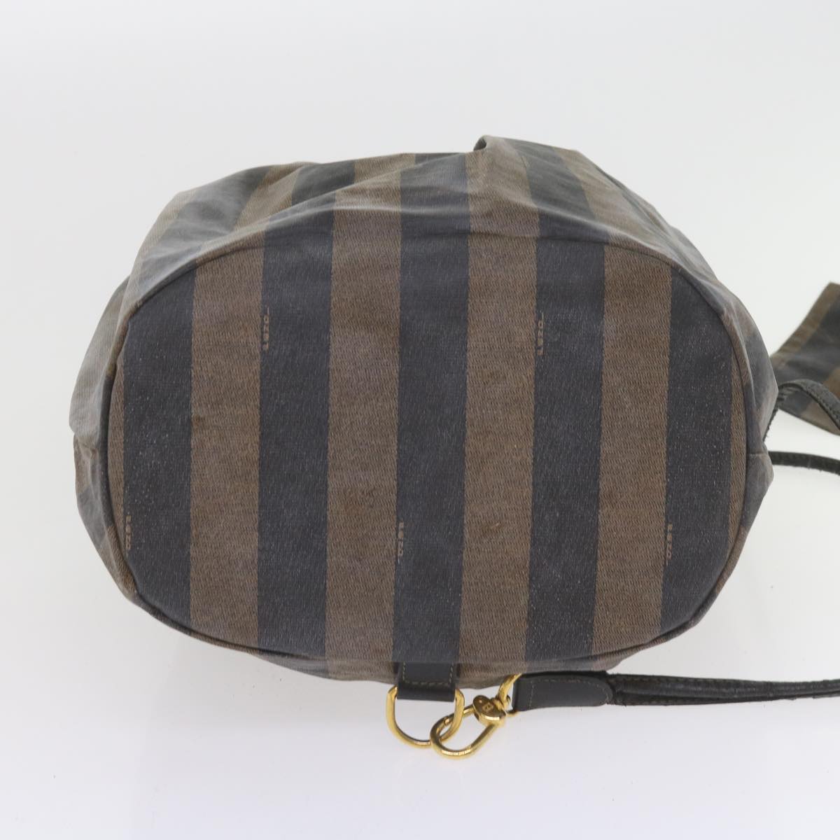 FENDI Pecan Canvas Wallet Shoulder Bag Coated Canvas 6Set Brown bs9110