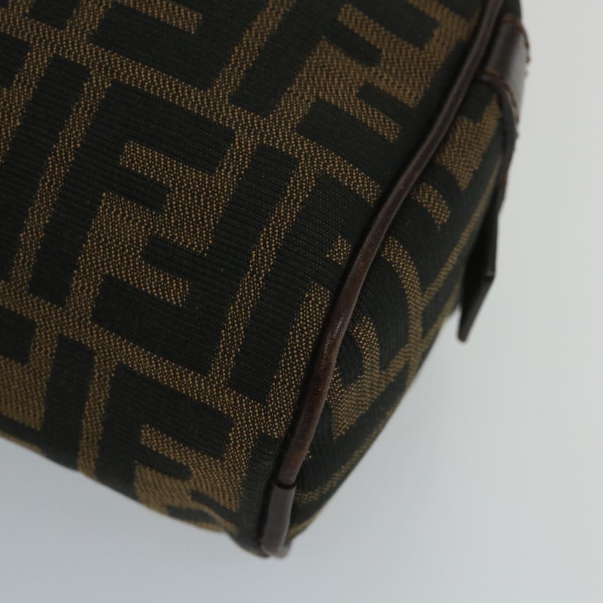 FENDI Zucca Canvas Shoulder Bag Brown 71 16560 0 012 bs9134