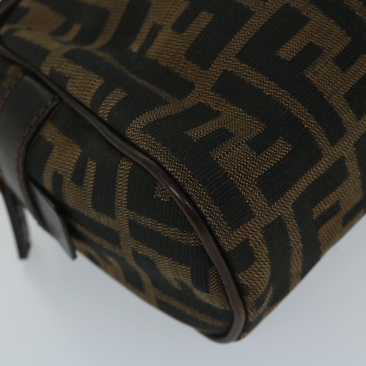 FENDI Zucca Canvas Shoulder Bag Brown 71 16560 0 012 bs9134