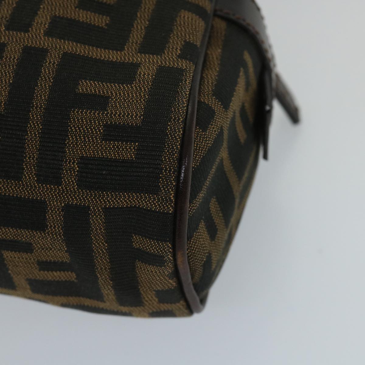 FENDI Zucca Canvas Shoulder Bag Brown 71 16560 0 012 bs9134