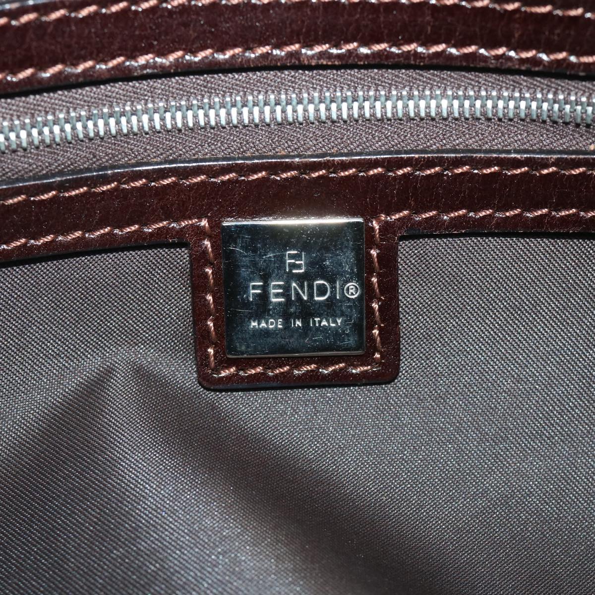FENDI Zucca Canvas Shoulder Bag Brown 71 16560 0 012 bs9134