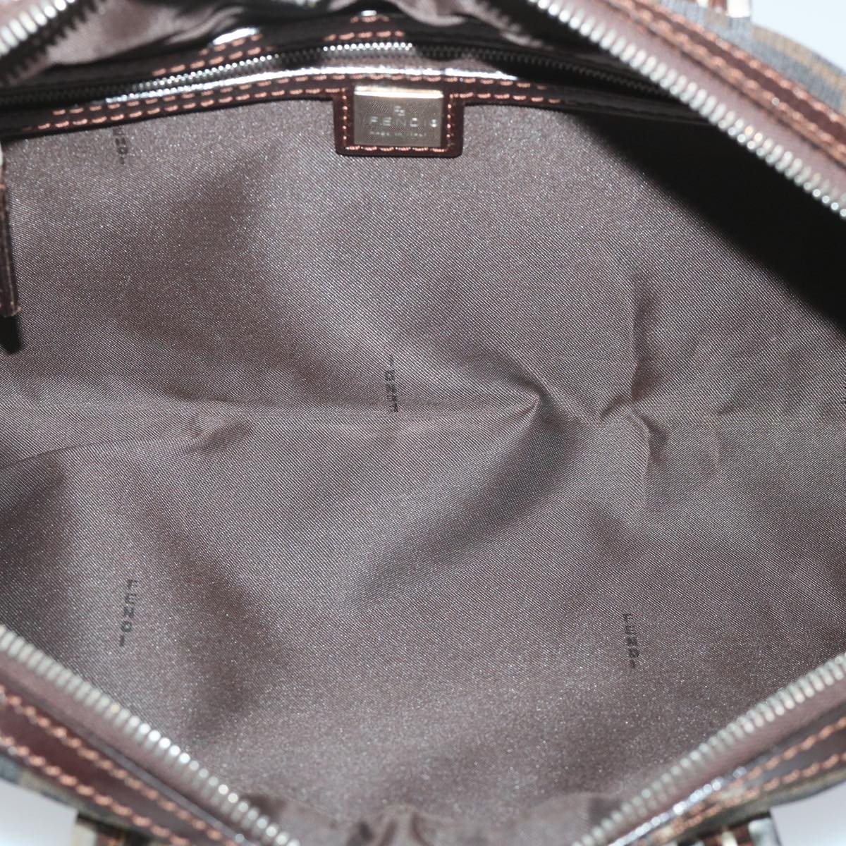 FENDI Zucca Canvas Shoulder Bag Brown 71 16560 0 012 bs9134