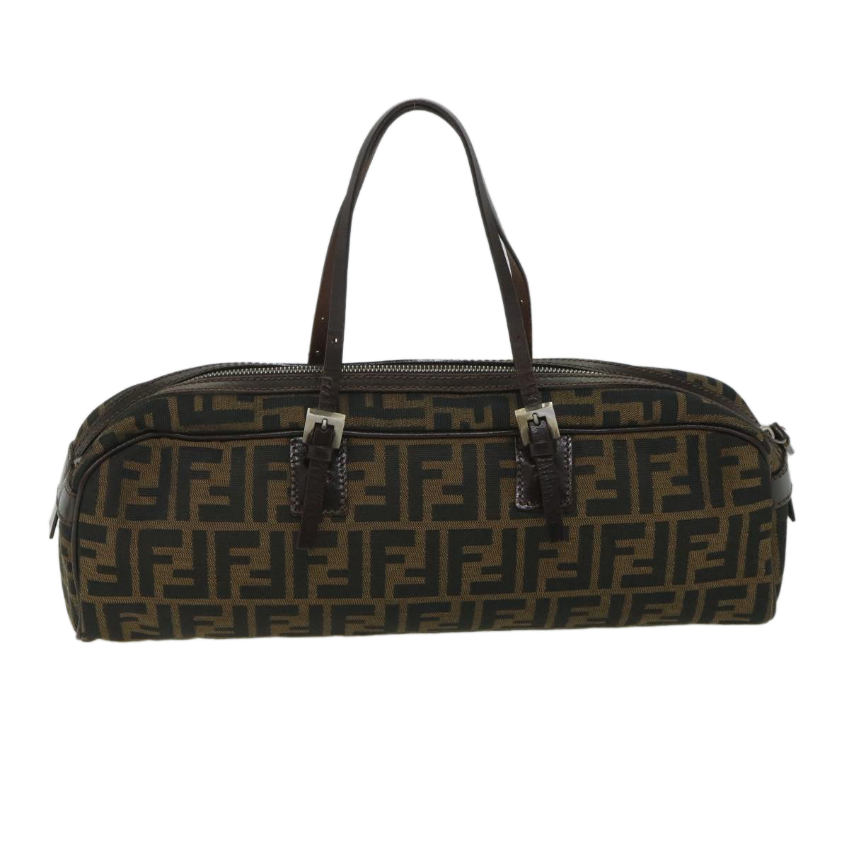 FENDI Zucca Canvas Shoulder Bag Brown 71 16560 0 012 bs9134