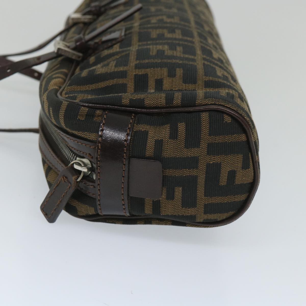 FENDI Zucca Canvas Shoulder Bag Brown 71 16560 0 012 bs9134