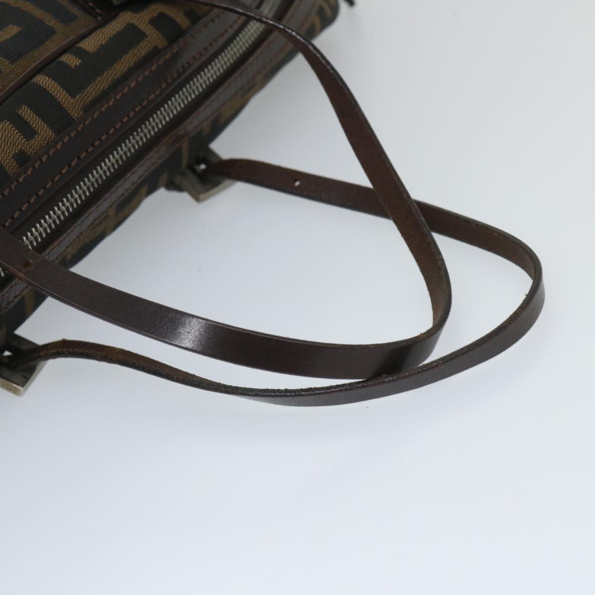 FENDI Zucca Canvas Shoulder Bag Brown 71 16560 0 012 bs9134