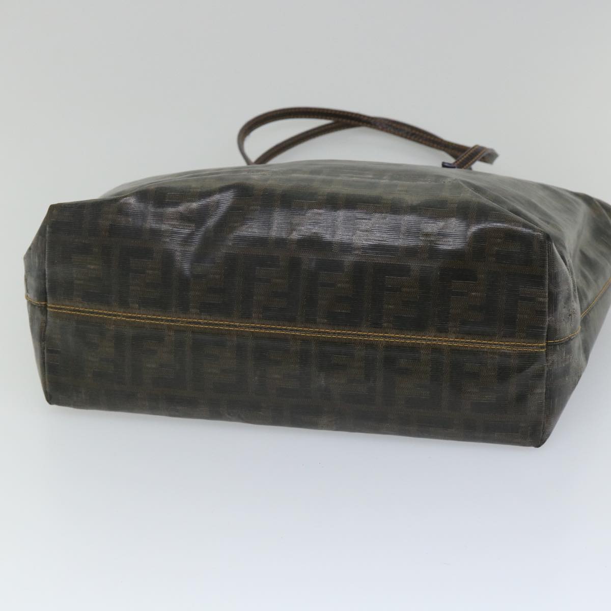 FENDI Zucca Canvas Tote Bag Brown bs9220